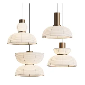 Retro Wabi Sabi Japanese Pendant Light